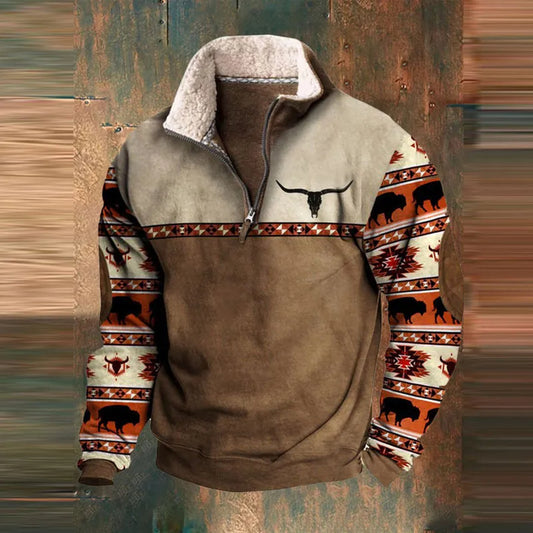 Vintage Patchwork Sweatshirt